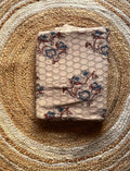 Neela Ghar bouquet white Cotton Hakoba Ajrakh Print