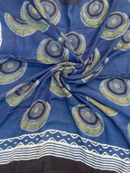 Indigo Evil Eye Ajrakh Handblock Kaftan