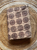 Neela Ghar forest white swirl Cotton Hakoba Ajrakh Print