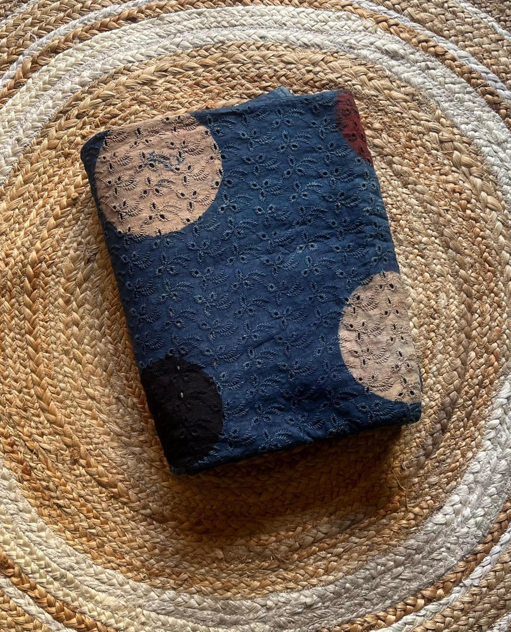Neela Ghar indigo moon Cotton Hakoba Ajrakh Print