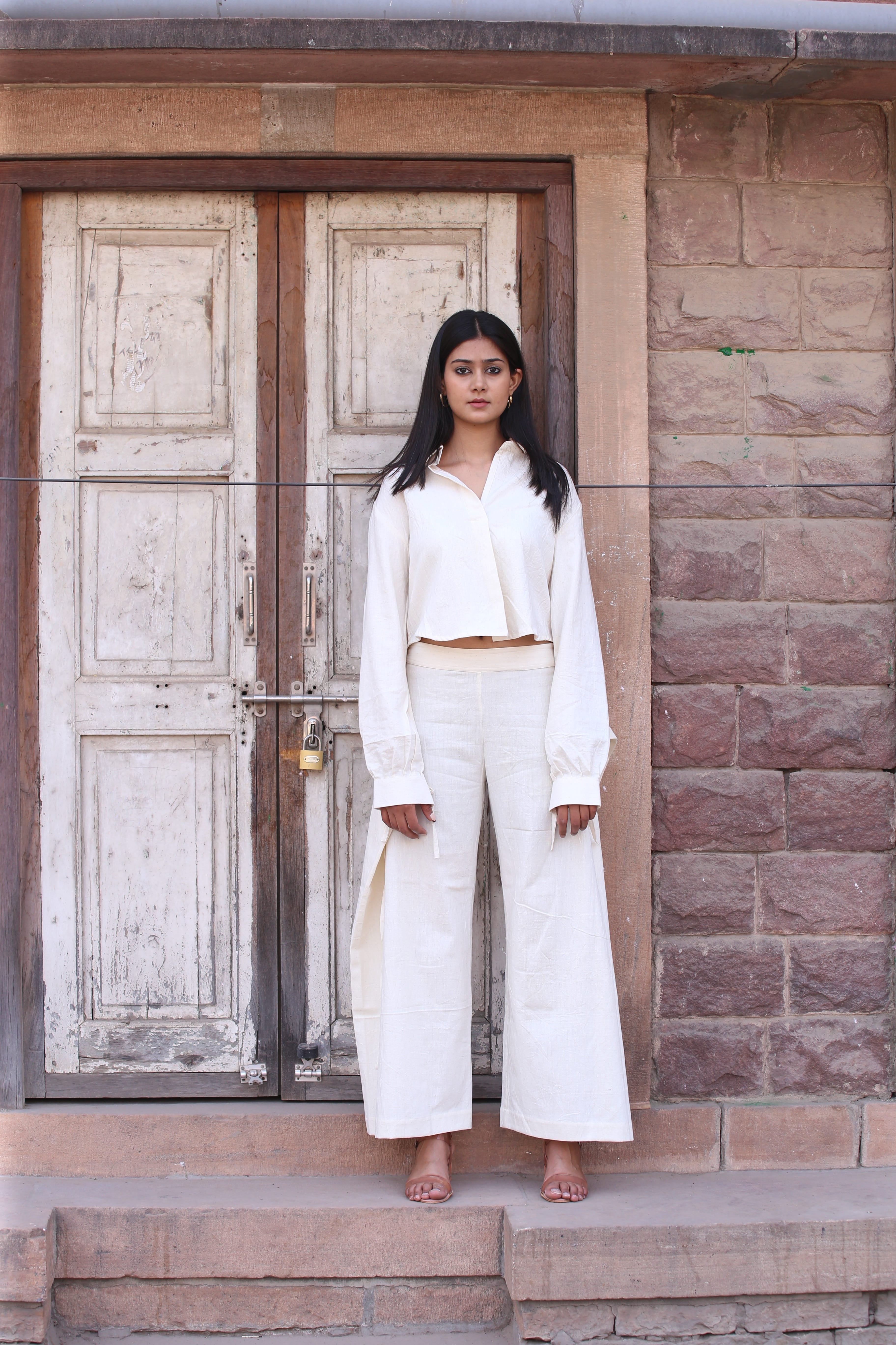 Organic Kala Cotton Crop Top - Neela Ghar