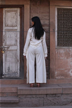 Organic Cotton Crop Top & Pants Set - Neela Ghar