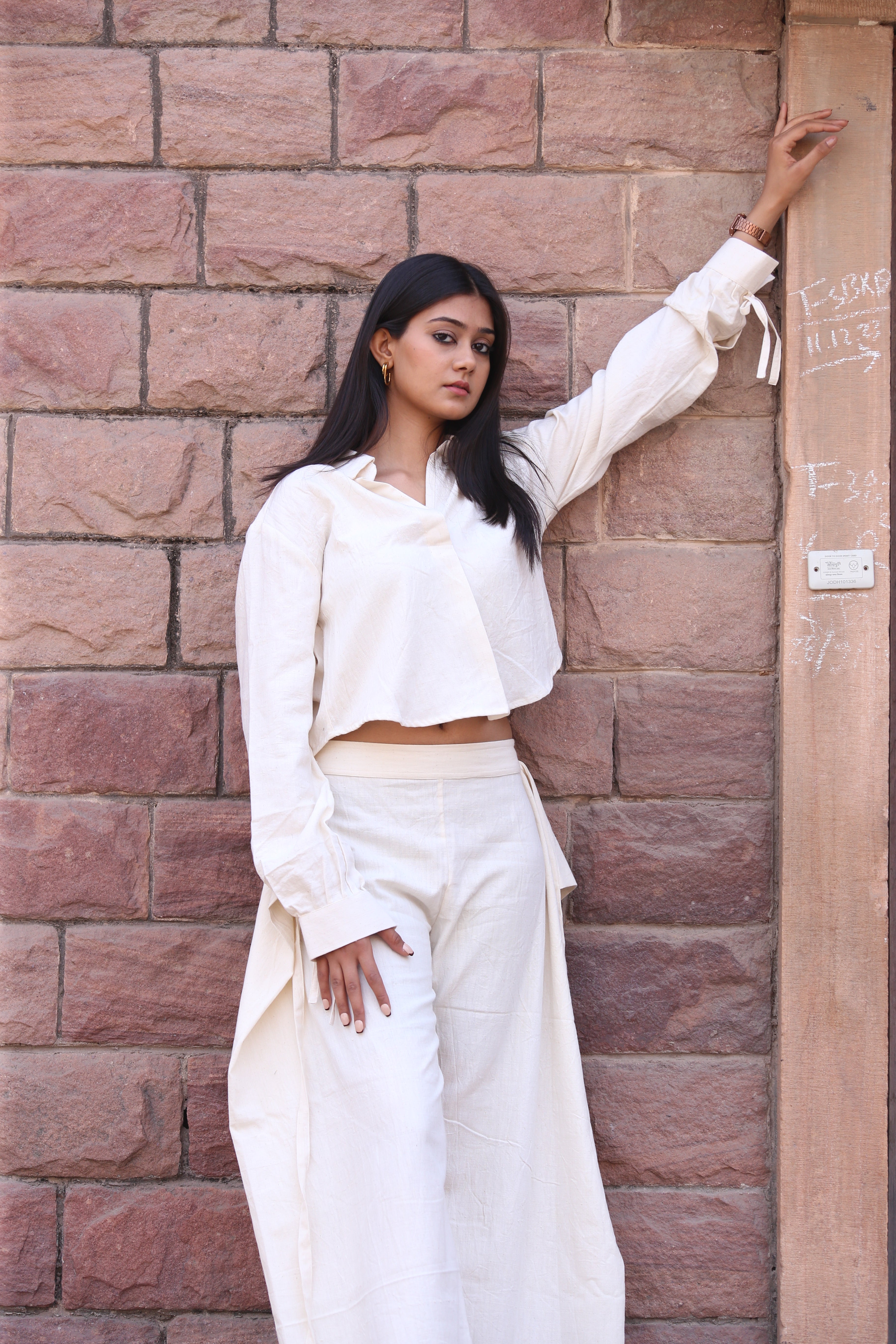 Organic Kala Cotton Crop Top - Neela Ghar