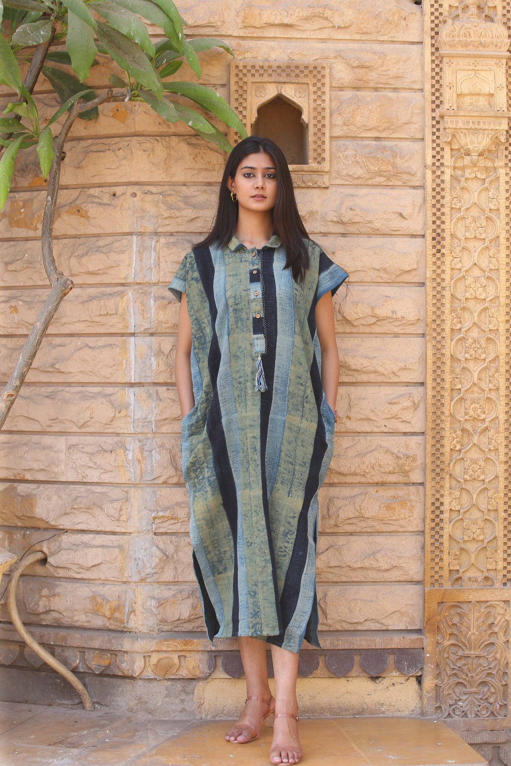 Kala Cotton Shirt Dress