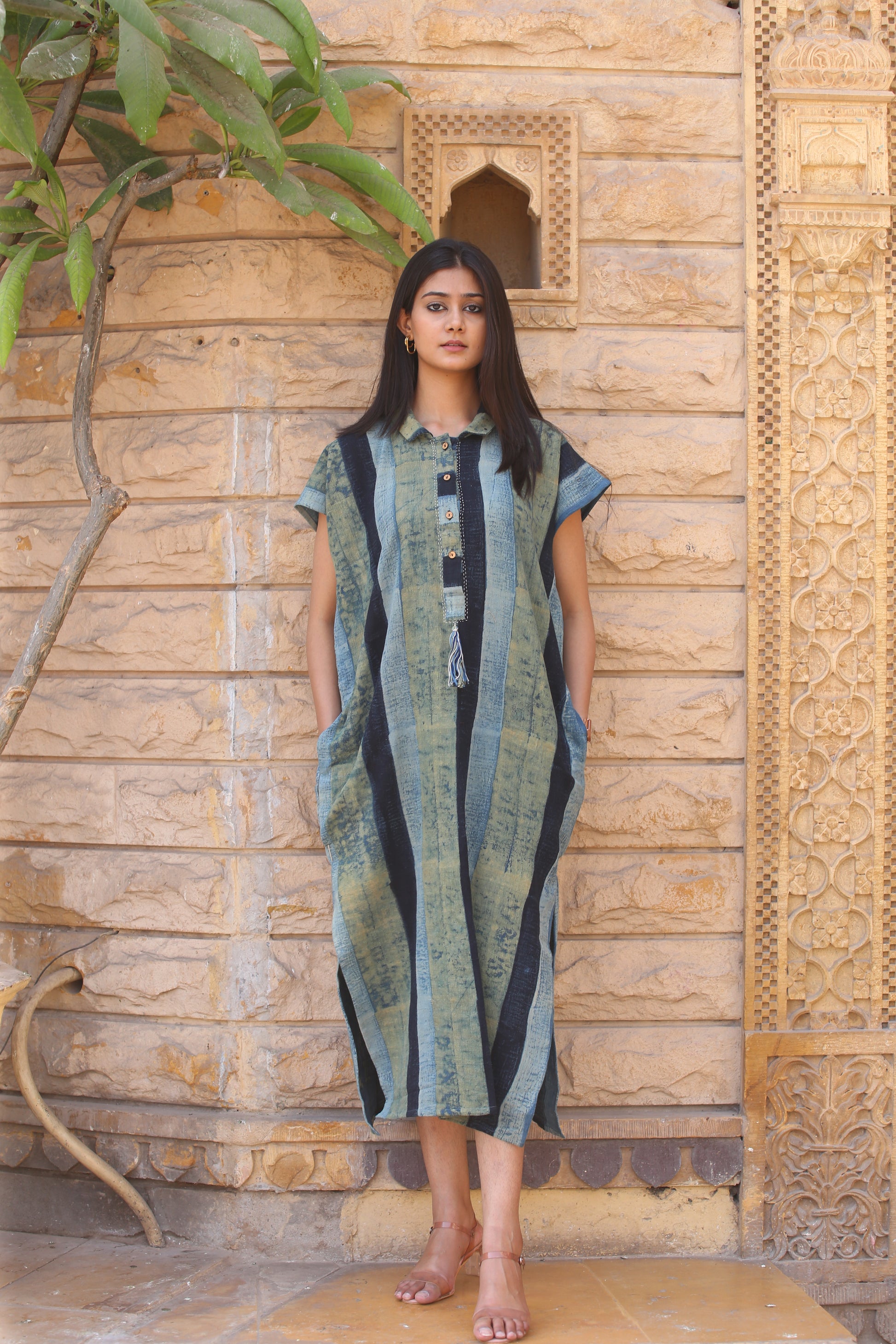 Kala Cotton Shirt Dress