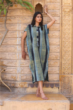 Eco-Friendly Kala Cotton Dress for Women - Neela Ghar