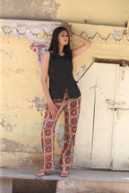Black Modal Silk Vest with Straps - Neela Ghar