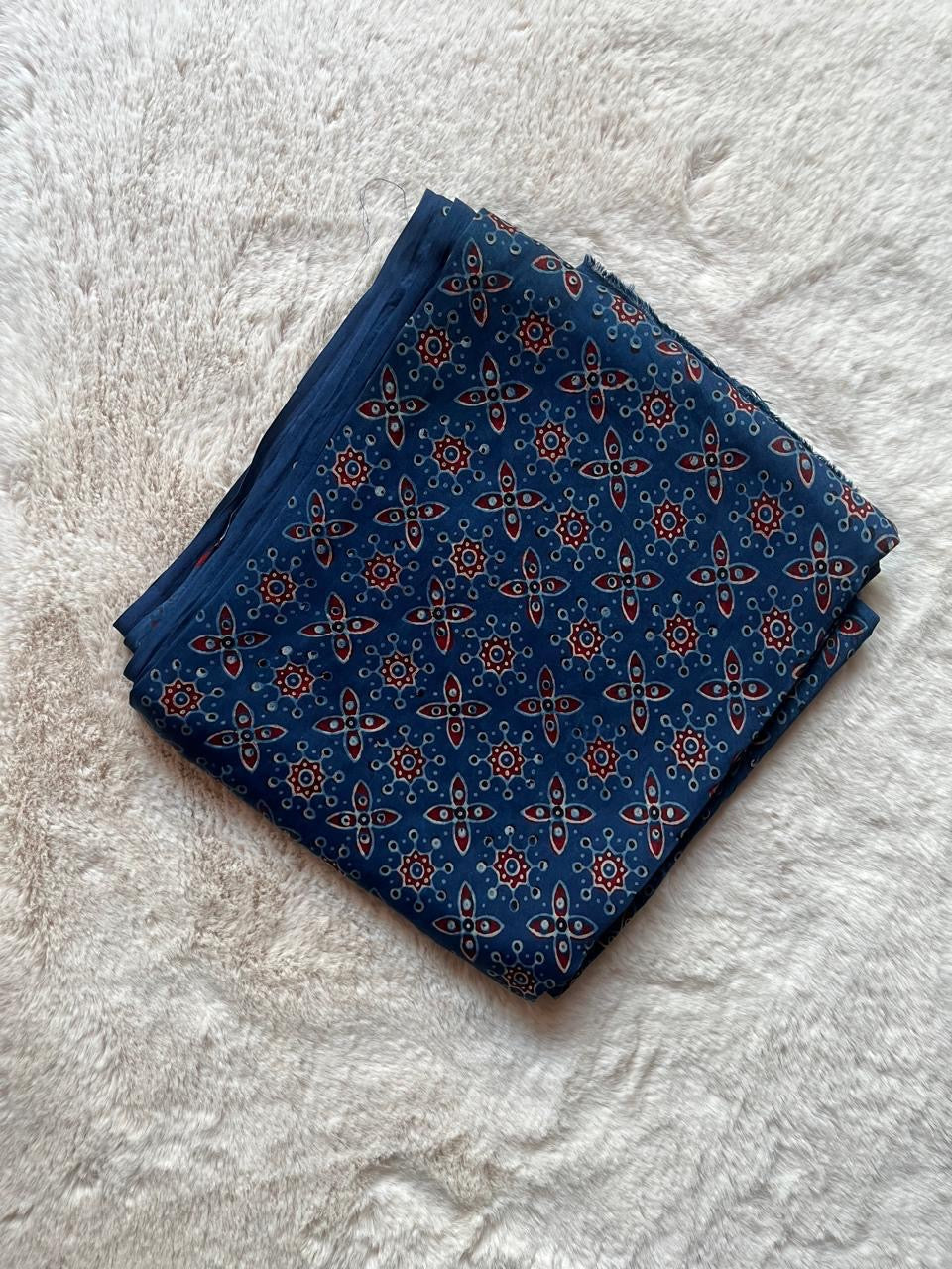Indigo universe ajrakh print