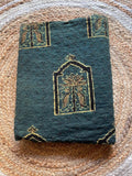 Neela Ghar signature forest green Cotton Hakoba Ajrakh Print - Neela Ghar