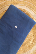 Dark Blue Handwoven Kala Cotton Textile Fabric - Neela Ghar