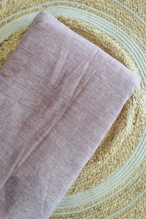 Baby Pink Handwoven Kala Cotton Textile Fabric - Neela Ghar