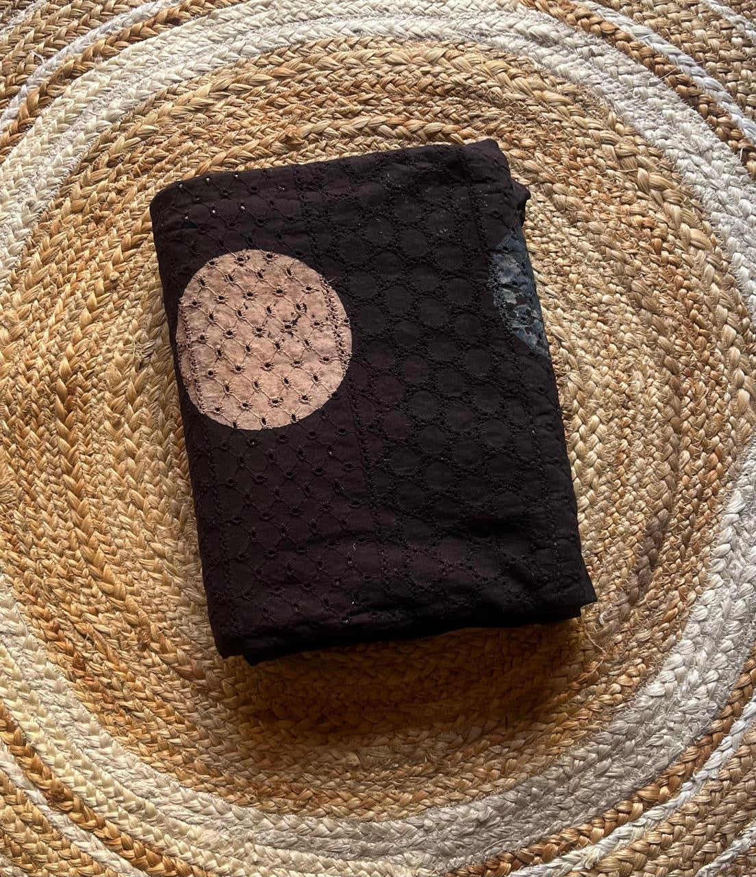 Neela Ghar black moon Cotton Hakoba Ajrakh Print
