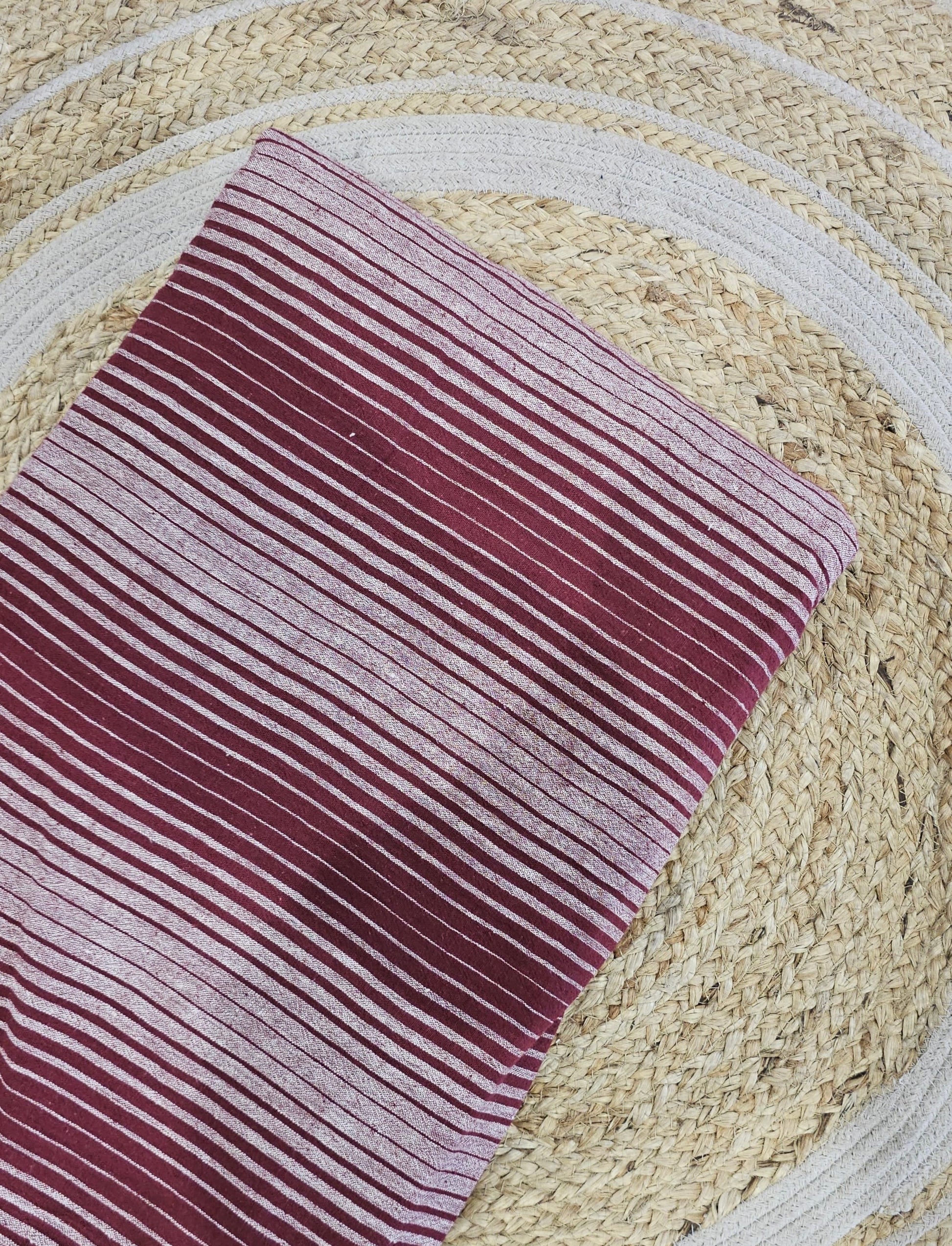 maroon ombre kala cotton textile fabric